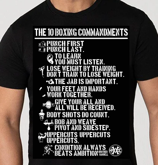 BOXING COMMANDMENTS T-Shirt