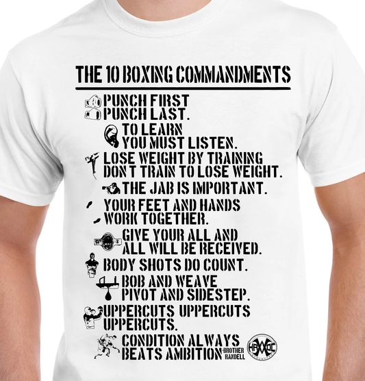 BOXING COMMANDMENTS T-Shirt